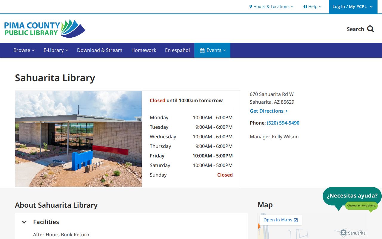 Sahuarita neighbors library research services