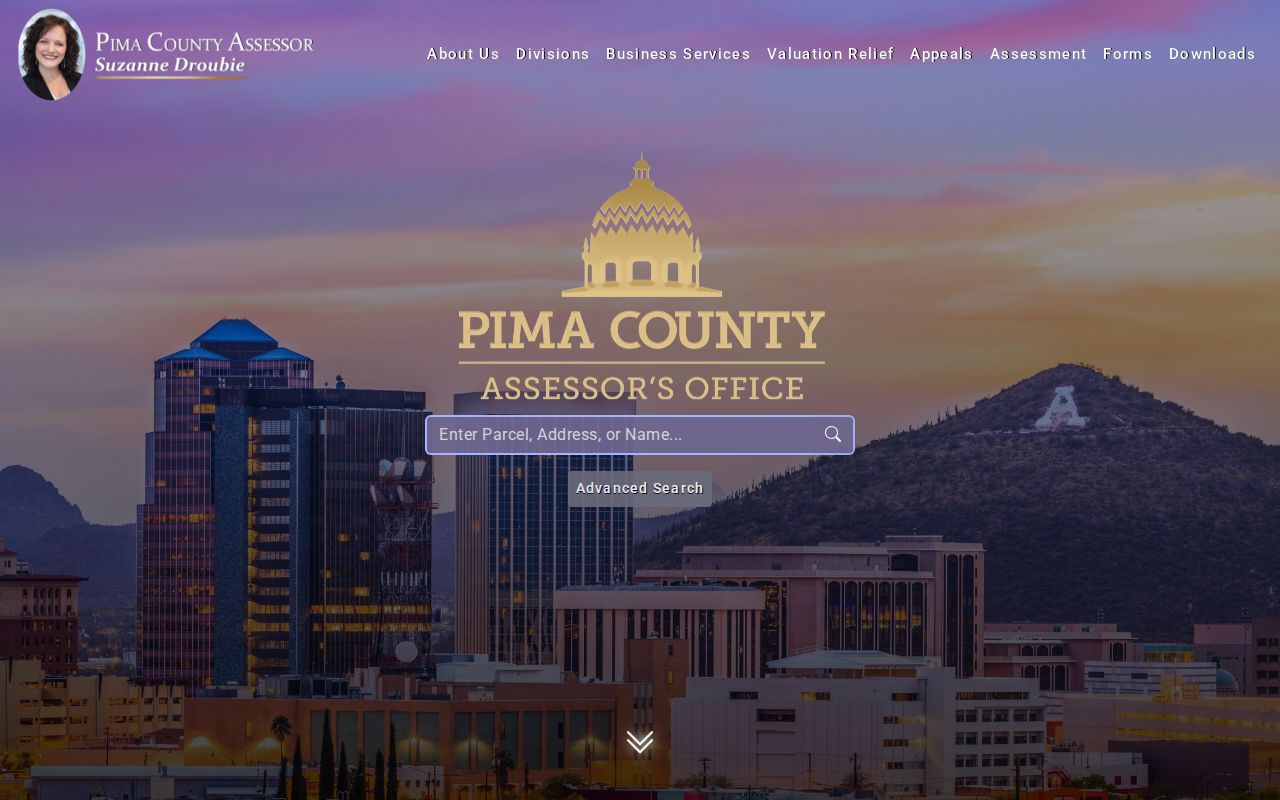 Sahuarita street directory Pima County Assessor address search